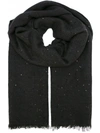 Brunello Cucinelli Sequin-embellished Cashmere-silk Blend Scarf