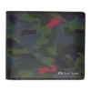 PS BY PAUL SMITH MULTICOLOR CAMO BIFOLD WALLET