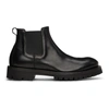 OFFICINE CREATIVE BLACK ISSEY 1 CHELSEA BOOTS