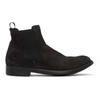 OFFICINE CREATIVE GREY SUEDE HIVE 7 CHELSEA BOOTS