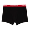 Charles Jeffrey Loverboy Black & Red Logo Boxers In Black + Red