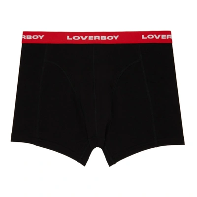 Charles Jeffrey Loverboy Black & Red Logo Boxers