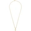 EMANUELE BICOCCHI SSENSE EXCLUSIVE GOLD CROSS NECKLACE