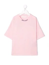 Palm Angels Little Girl's & Girl's Classic Logo T-shirt In Pink