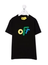 OFF-WHITE 圆形徽标印花短袖T恤,16860156