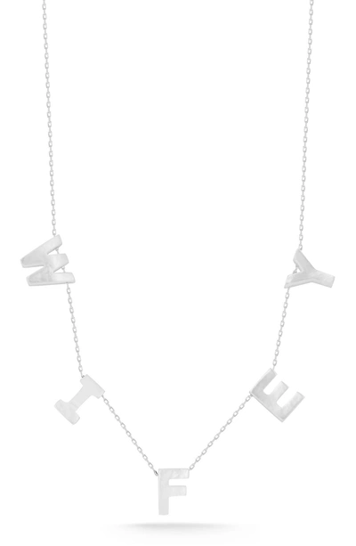 Sphera Milano Sterling Silver Wifey Necklace