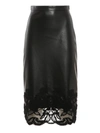 ERMANNO SCERVINO FAUX LEATHER SKIRT