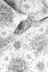 Melange Queen 400 Thread Count Toile Printed 4-piece Sheet Set In Grey
