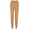 Shop Loulou Studio Maddalena Camel Cashmere Sweatpants