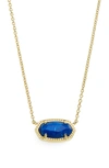 Kendra Scott Elisa Birthstone Pendant Necklace In Gold Cobalt Howlite