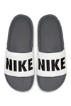 Nike Offcourt Sneakers In Black And White-gray In 001 D Grey/black