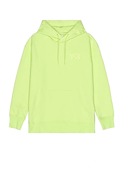 Y-3 M Classic Chest Logo Hoodie In Yellow ModeSens
