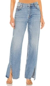 Free People X We The Free Long Lines Slit Straight In Blue