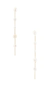Cult Gaia Atum Earring In Metallic Gold