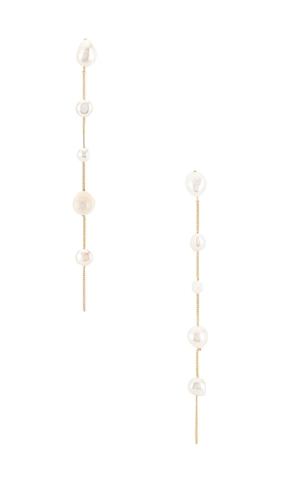 Cult Gaia Atum Earring In Metallic Gold