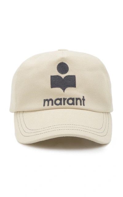 Isabel Marant Neutral Tyrony Logo Baseball Cap In Neutrals