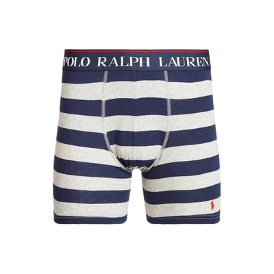 Polo Ralph Lauren Stretch-cotton Boxer Brief In Navy/andover Heather ...