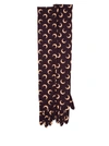 Marine Serre Brown Second Skin Long Gloves In Brown