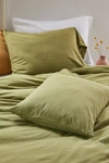 Urban Outfitters T-shirt Jersey Pillowcase Set In Light Green