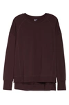 Sweaty Betty After Class Sweatshirt In Black Cherry Purple