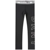 Dkny Teen Logo-print Logo-waist Leggings In Black