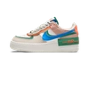 Nike Air Force 1 Shadow Women's Shoes In Sail / Signal Blue-green Noise-cream Ii
