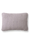 Sunday Citizen Waffle Texture Boudoir Pillow In Purple Haze