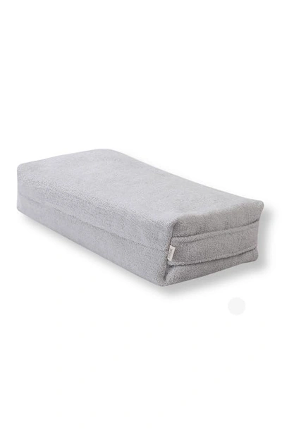 Sunday Citizen Crystal Bolster Pillow In Cloud Grey