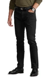 Polo Ralph Lauren Hudson Stretch Varick Slim Straight Fit Jeans In Black In Polo Black
