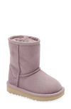 Ugg Kids' (r) Classic Short Ii Water Resistant Genuine Shearling Boot In Shadow