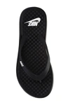 Nike On Deck Flip Flop Sandal In 002 Black/white
