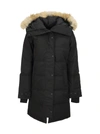 Canada Goose Shelburne Black Parka In Black