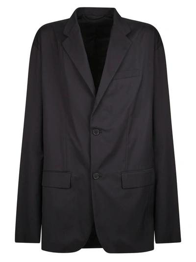 Balenciaga Oversized Single-breasted Blazer In Black