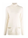 Gucci Double G Chain Wool Jumper In Neutrals