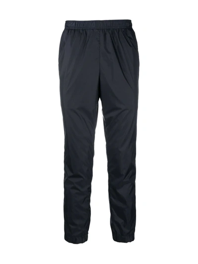Thom Browne Cropped Side-tab Track Pants In Blue