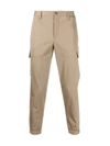 Neil Barrett One Pleat Loose Estra Low Rise Trousers In Neutrals