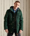 SUPERDRY MEN'S MOUNTAIN EXPEDITION PARKA COAT GREEN / FOREST GREEN,102020200045120E005