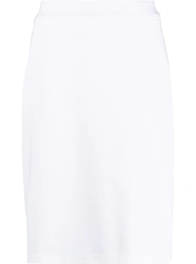 Thom Browne Knee-length Pencil Skirt In White