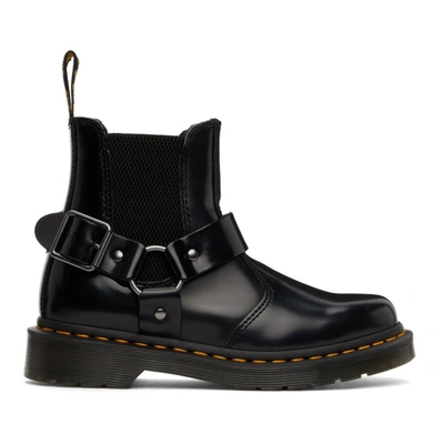 Dr. Martens Black Polished Wincox Chelsea Boots