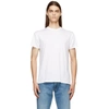 Maison Margiela Short-sleeved Cotton T-shirt In Cream
