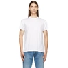 Maison Margiela Short-sleeved Cotton T-shirt In Chalk