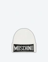 MOSCHINO KNIT HAT WITH LOGO