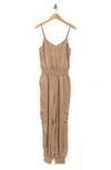 Cinq À Sept Amia Satin Jumpsuit In Pwt