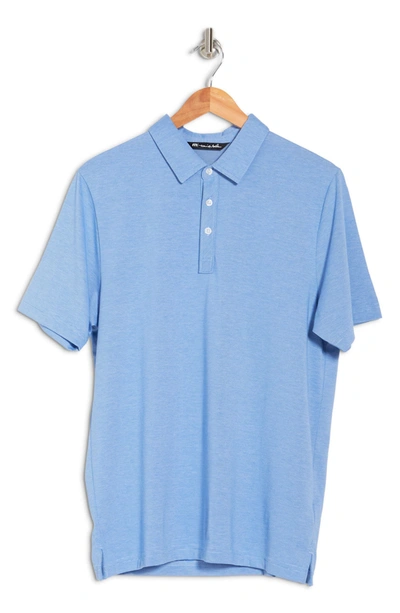 Travismathew Travis Mathew The Zinna Polo Shirt In Strong Blue