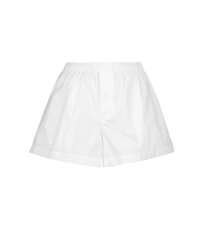 Wardrobe.nyc Wardrobe. Nyc Release 07 Cotton Poplin Shorts In White