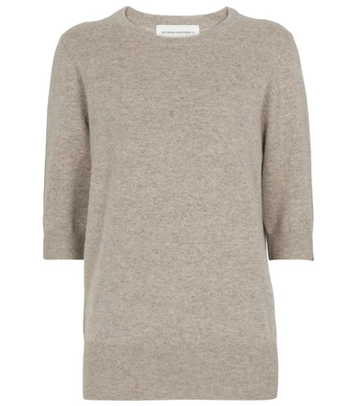 Extreme Cashmere N°63 Well Cashmere-blend Top In Moss