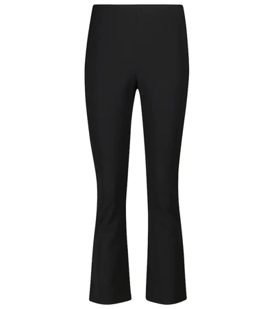 VINCE MID-RISE CROPPED KICK-FLARE PANTS,P00594438