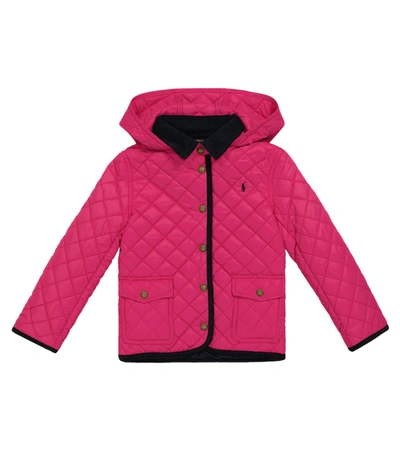 Polo Ralph Lauren Kids' Quilted Jacket In Pink