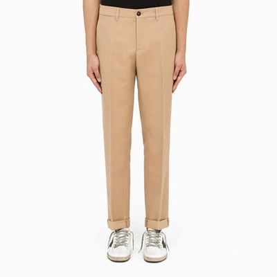 Golden Goose Chino Trousers Golden Collection In Beige