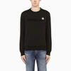 MONCLER BLACK CREW-NECK SWEATSHIRT,8G000-23809KR-J-MONCL-999